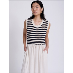 Vestido bimateria listado marinero SKATÏE 58,50 € -40%