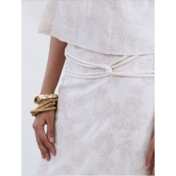 Falda recta tejido jacquard SKATÏE