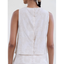 Top tejido jacquard con detalle cuerda SKATÏE