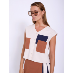 Camisa popelin combinada patch a contraste SKATÏE 37,50 € -40%