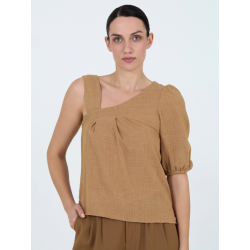 Blusa asimétrica lisa tejido con textura SKATÏE 35,97 € -40%