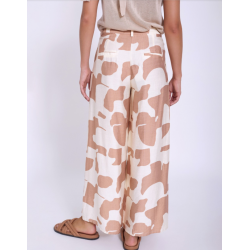 Pantalón palazzo con estampado abstracto SKATÏE