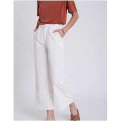 Pantalón de algodón bordado suizo SKATÏE