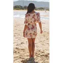LOVE STORY PRINT DAHLIA MINI DRESS JAASE