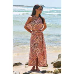 TAHITIAN PRINT ZIA WRAP SKIRT JAASE 40,25 € -30%