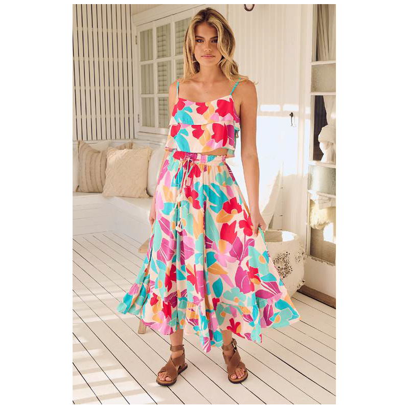 OHANA PRINT JORDYN TOP + OHANA PRINT VELA SKIRT JAASE 59,47 € -30%