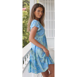SUMMER MEMORIES PRINT TRACEY DRESS JAASE