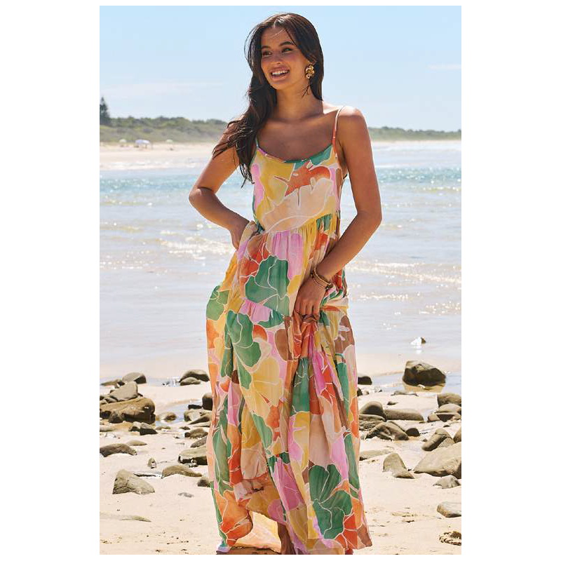 TALLULAH PRINT WINONA MAXI DRESS JAASE