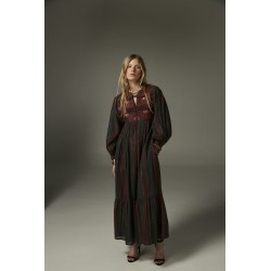 GYPSY SUN ISADORA DRESS BURGUNDY MAISON HOTEL