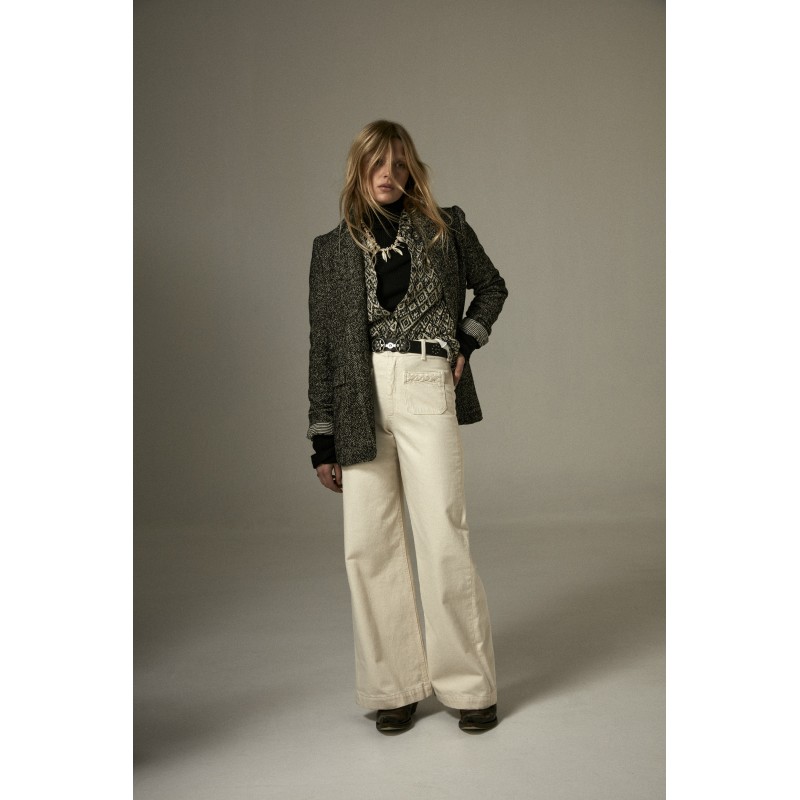 MAXTON HAMLET PANT ECRU MAISON HOTEL