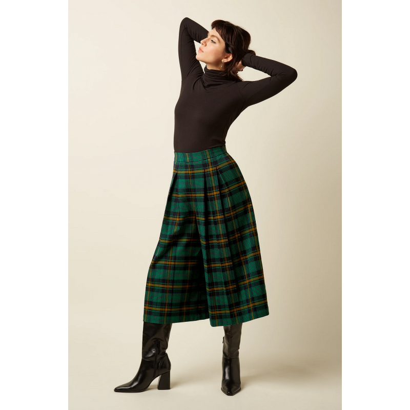 Frances Culotte Leeds Check KING LOUIE