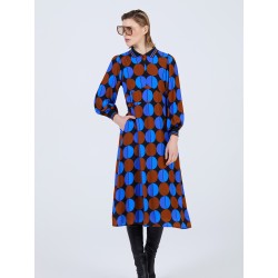 Vestido estampado círculos SKATÏE