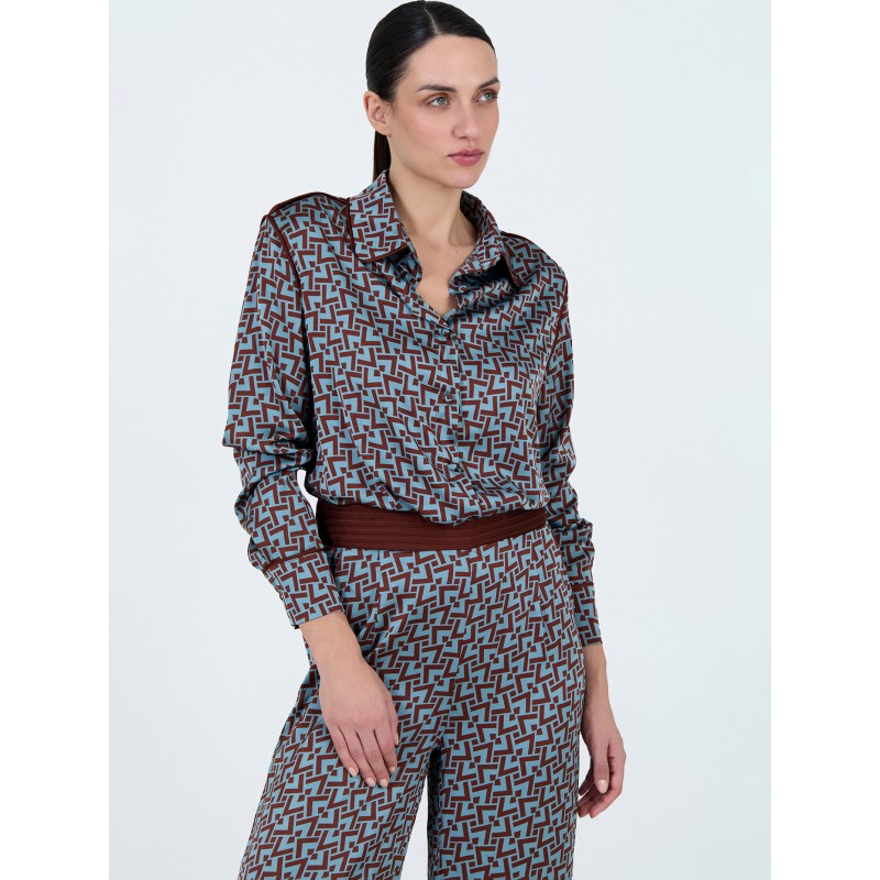 Camisa estampado geométrico SKATÏE