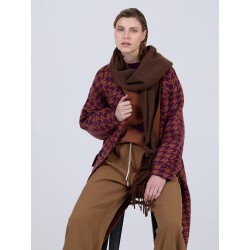 Abrigo jacquard pata de gallo SKATÏE