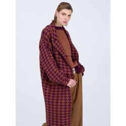Abrigo jacquard pata de gallo SKATÏE