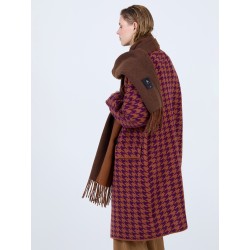 Abrigo jacquard pata de gallo SKATÏE