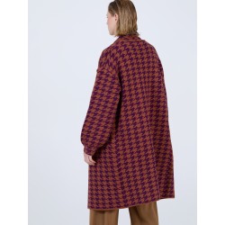 Abrigo jacquard pata de gallo SKATÏE