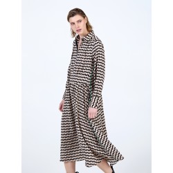 Vestido estampado topos SKATÏE