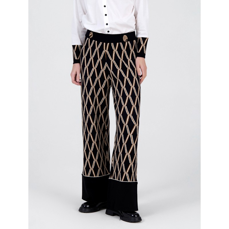 Pantalón jacquard geométrico SKATÏE