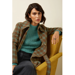 Arabella Coat Coppa Check KING LOUIE