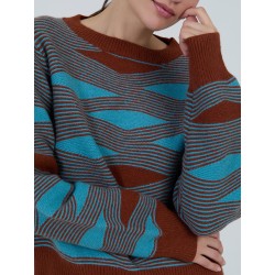 Jersey intarsia ondas SKATÏE