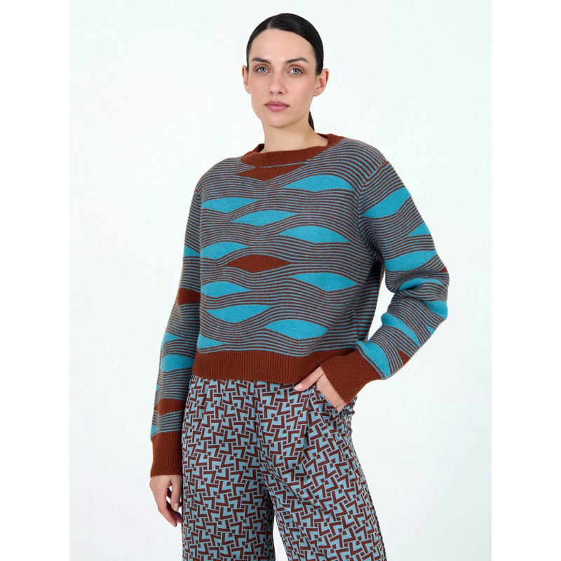 Jersey intarsia ondas SKATÏE