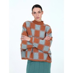 Jersey jacquard cuadros SKATÏE