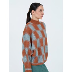 Jersey jacquard cuadros SKATÏE