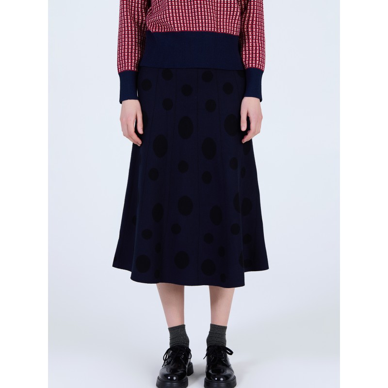 Falda jacquard círculos SKATÏE