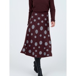 Falda jacquard círculos SKATÏE