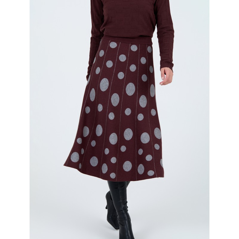 Falda jacquard círculos SKATÏE