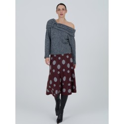 Falda jacquard círculos SKATÏE