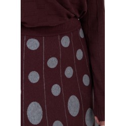 Falda jacquard círculos SKATÏE