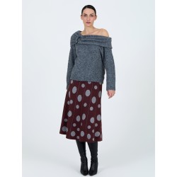 Falda jacquard círculos SKATÏE