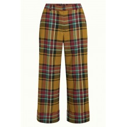 Federica Cuff Pants Caroll Check KING LOUIE