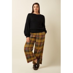 Federica Cuff Pants Caroll Check KING LOUIE