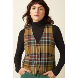 Bianca Gilet Caroll Check KING LOUIE