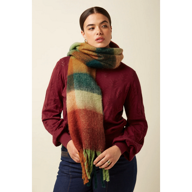 Check Scarf Multi KING LOUIE