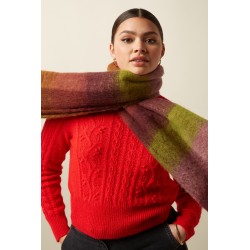 Check Scarf Multi KING LOUIE