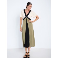 Vestido modal tricolor SKATÏE