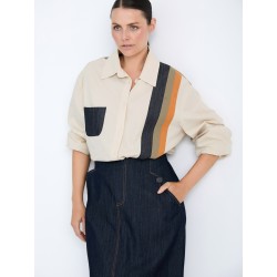 Camisa popelin contraste SKATÏE 58,00 € -20%