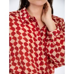 Camisa fluida estampada SKATÏE