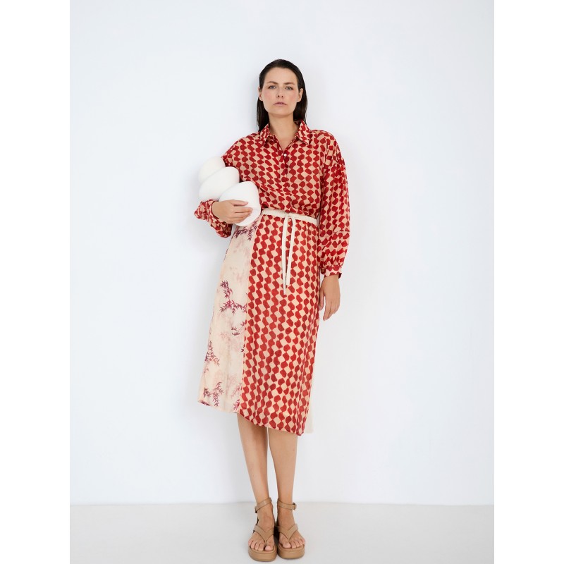 Falda patchwork fluida SKATÏE