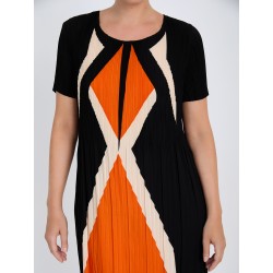 Vestido estampado "non-iron" SKATÏE