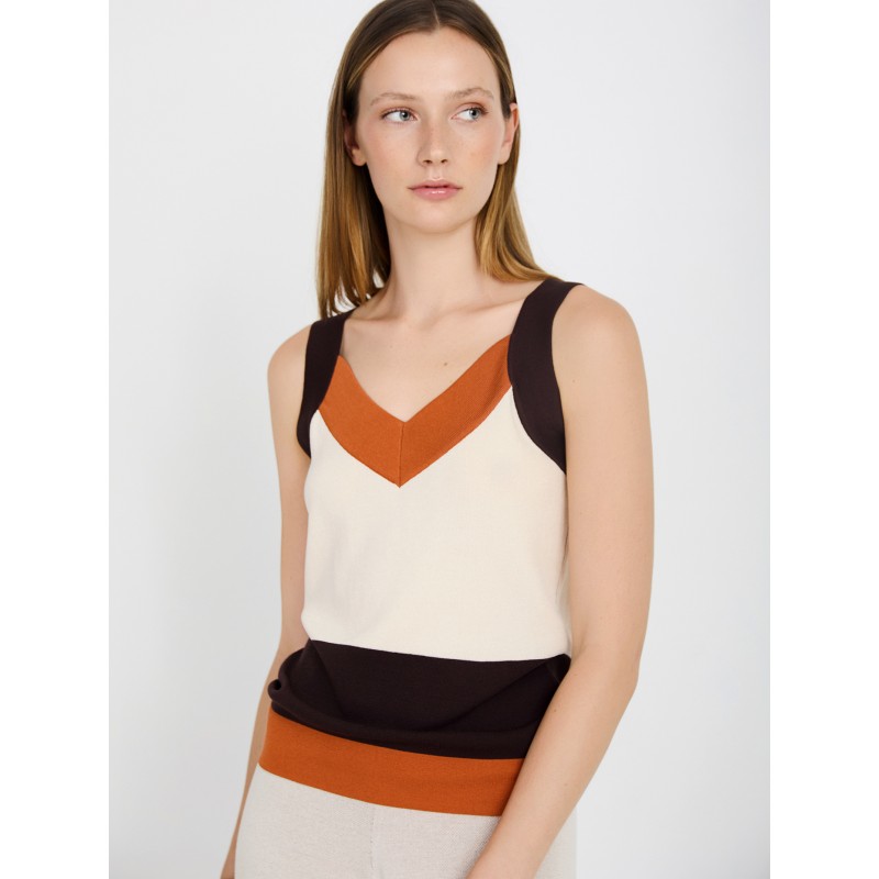 Top intarsia punto SKATÏE