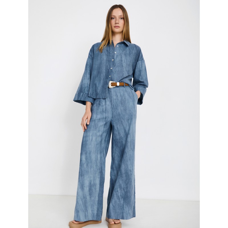 Pantalón desgastado pliegues SKATÏE