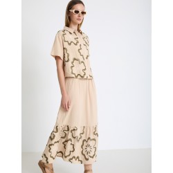 Camisa bordado floral SKATÏE