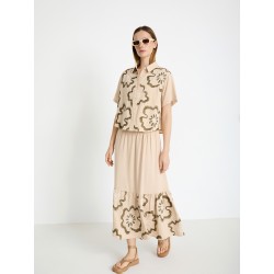 Camisa bordado floral SKATÏE