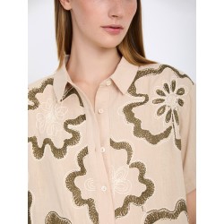 Camisa bordado floral SKATÏE