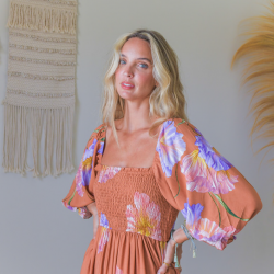 SERENDIPITY PRINT EVORY DRESS JAASE